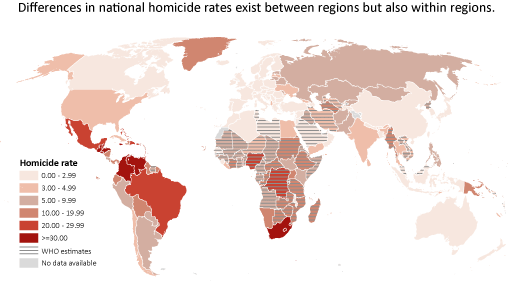 National homicide rates - animation